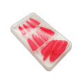 Customized Plastic Fake Nails Blister Insert Tray Packaging with Clear Lid